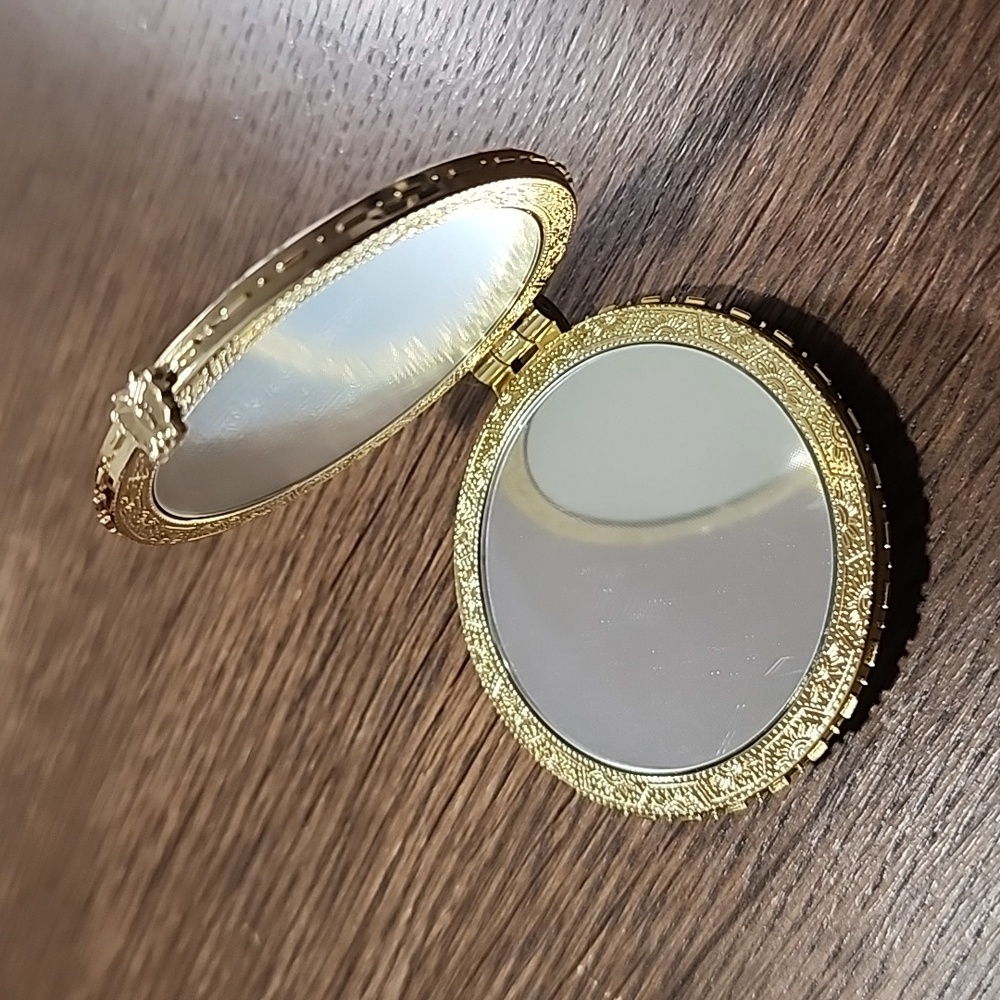 Floral Makeup Compact Mirror